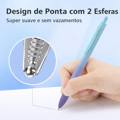 Caneta Gel Writech Aurora Space Up 0.5mm - Tinta Azul