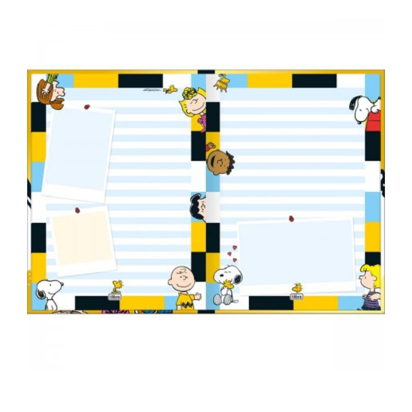 Caderno Colegial - Tilibra - Snoopy - Brochura - 160 Folhas