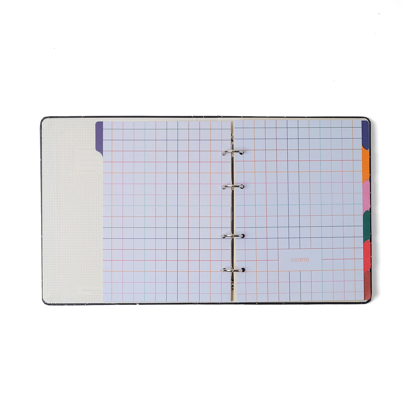 Caderno Criativo Argolado - Cícero - Noronha Baia do Sancho - Pautado 17x24