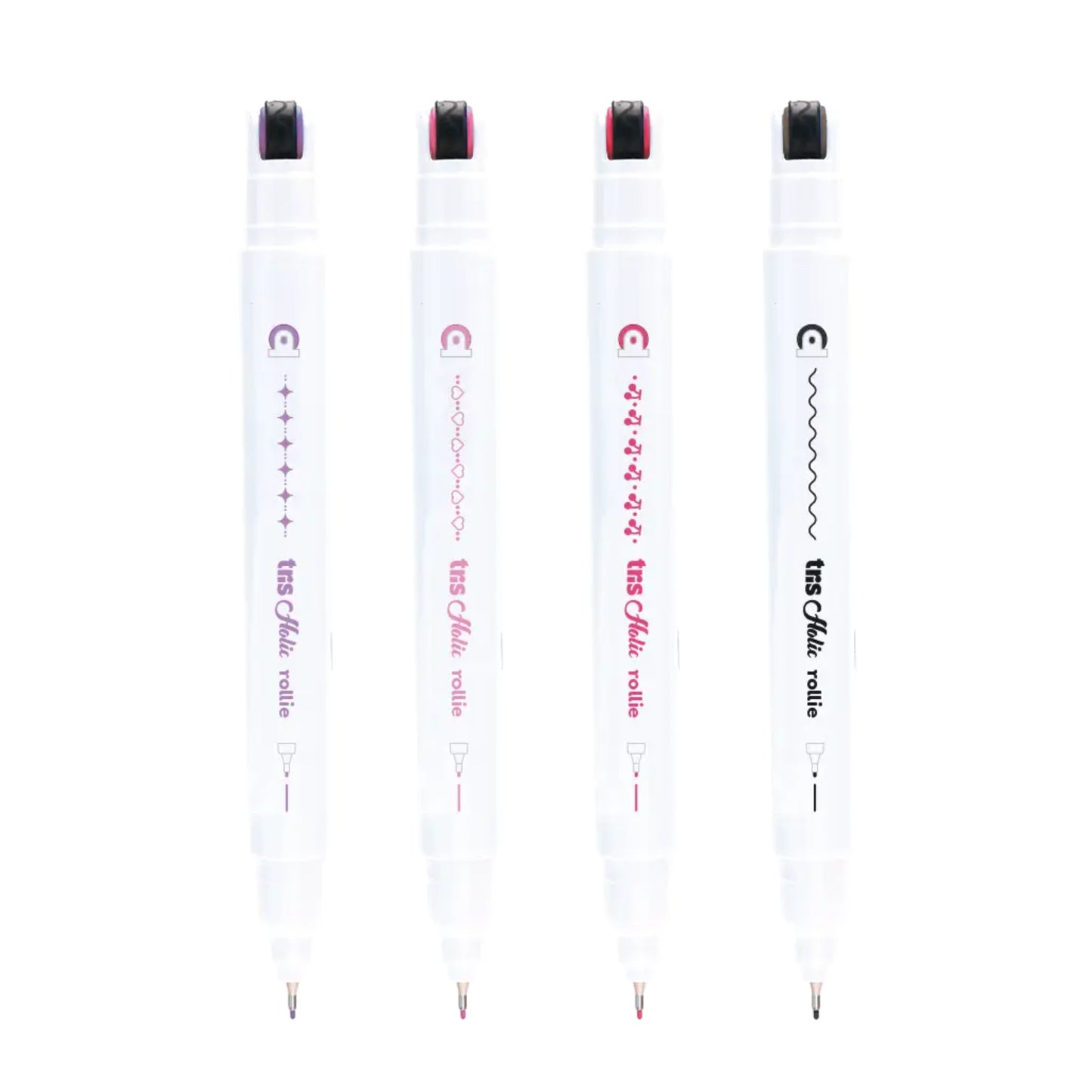 Caneta Fineliner - Tris - Charm c/ Carimbo Rollie - 0,4mm