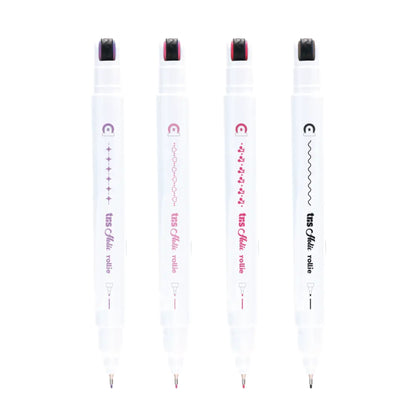 Caneta Fineliner - Tris - Charm c/ Carimbo Rollie - 0,4mm