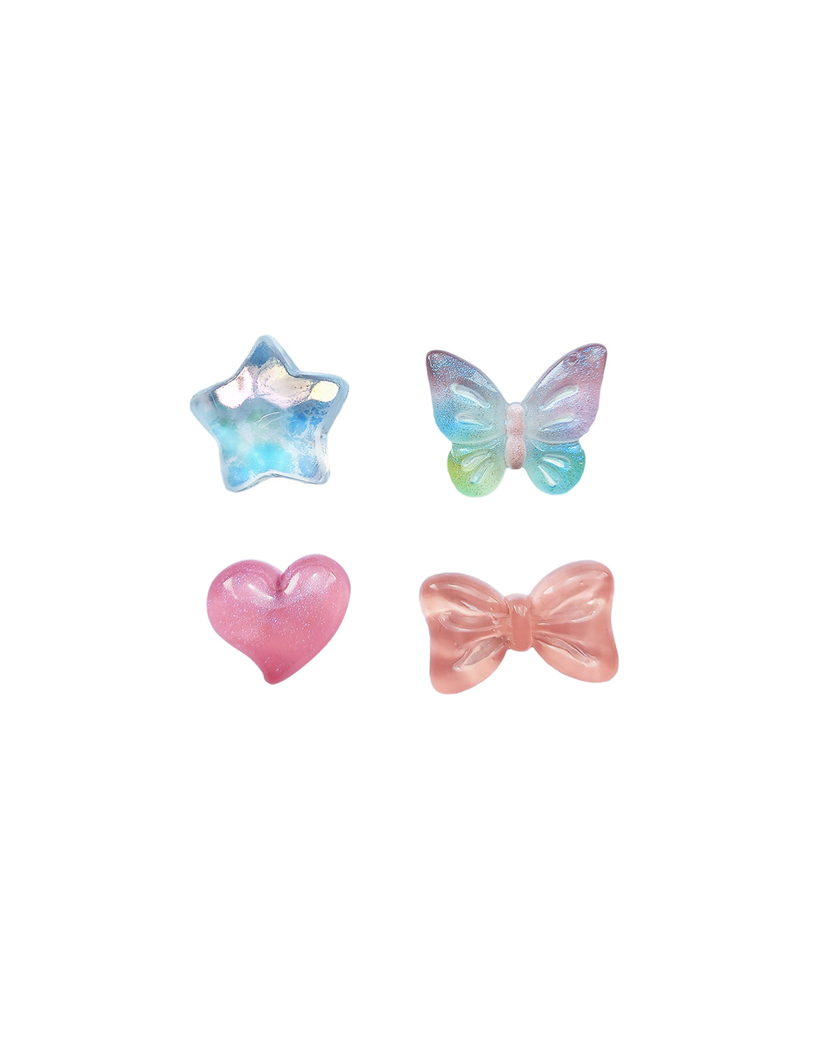 Pins - Tris - Glassy - Kit de 4 unidades