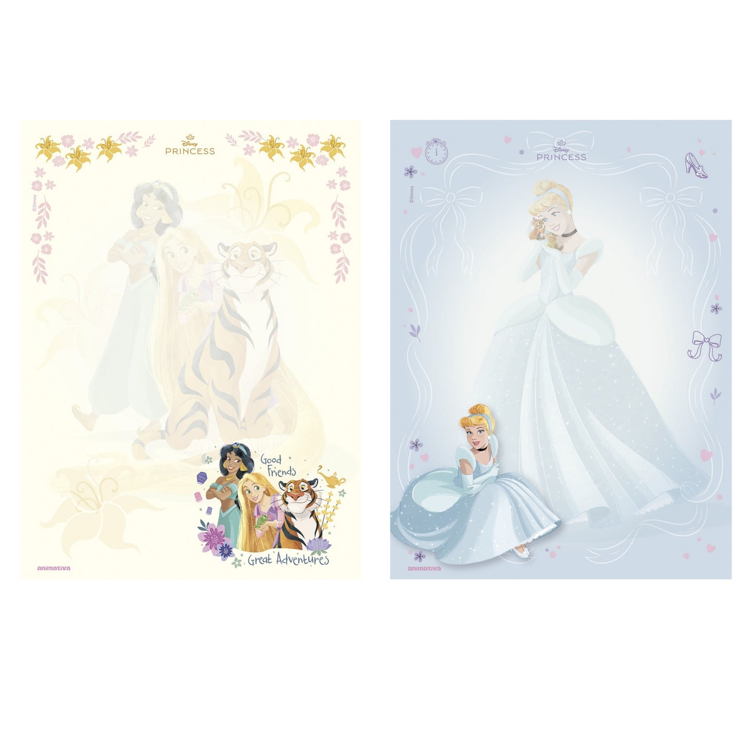 Bloco de Carta - Animativa - Princesas - 48 Fls