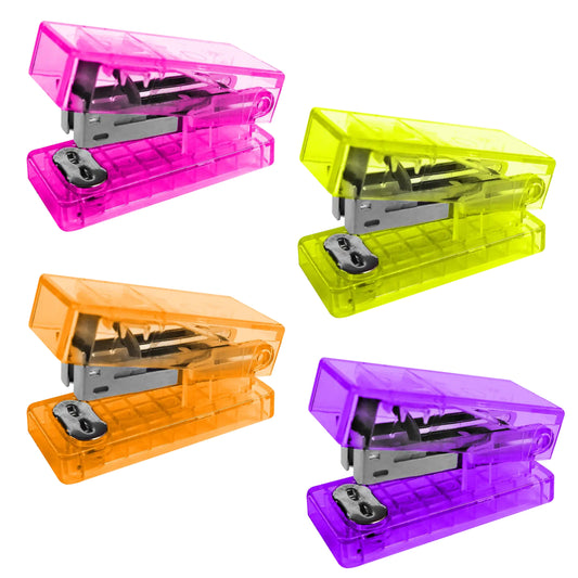 Grampeador Mini - Tris - T315 - Cores Neon