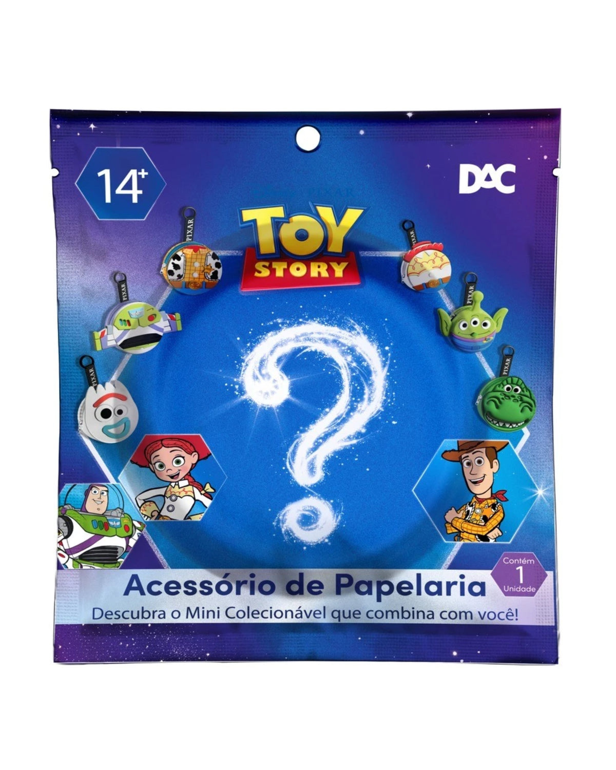 Acessório + Chaveiro Surpresa - DAC - Toy Story - frente