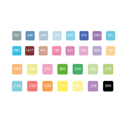 Caneta Fineliner - Newpen - Ginza - 0,4mm - Estojo c/ 30 Cores