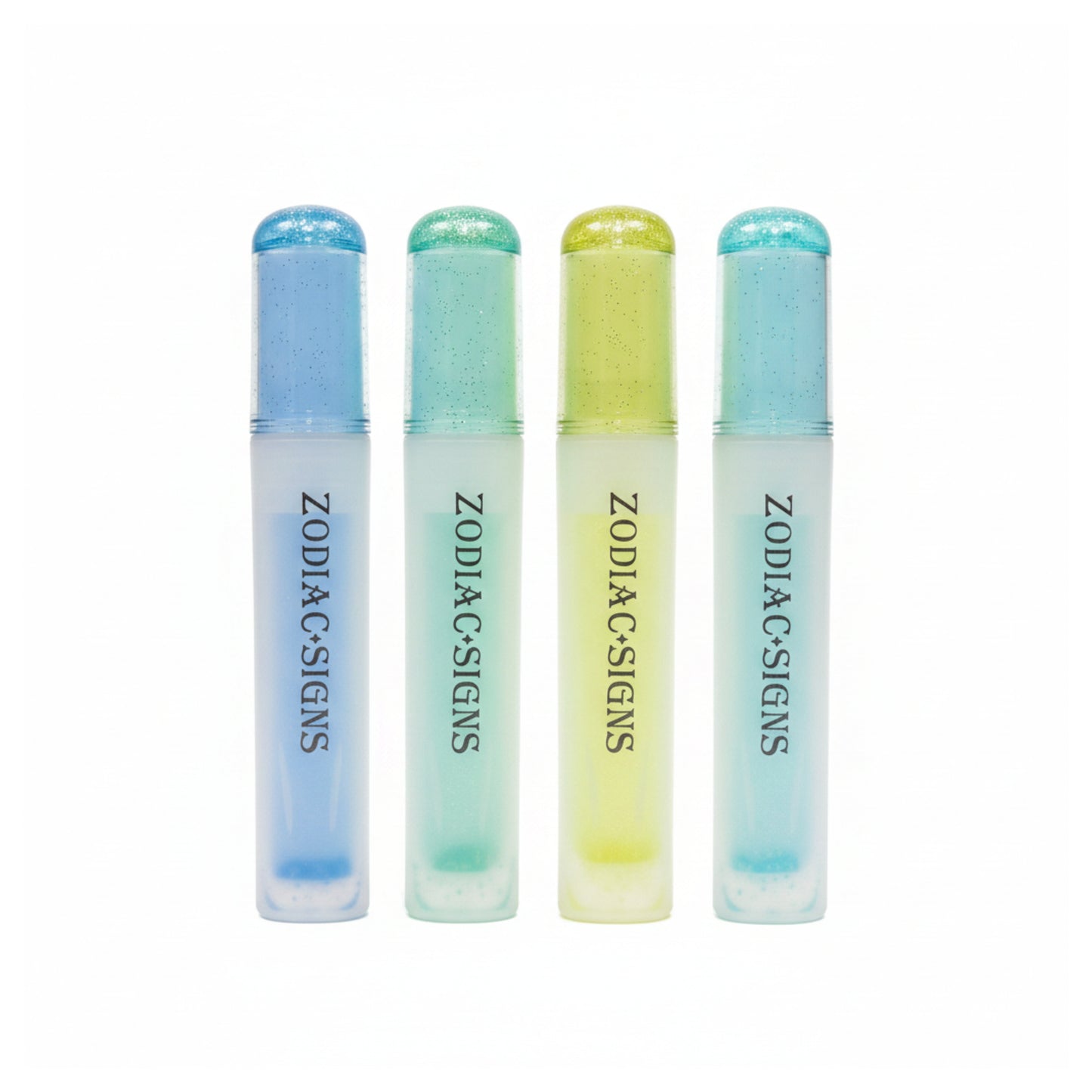 Marca Texto - Zodiaco Signo c/ Glitter - Estojo c/ 4 cores