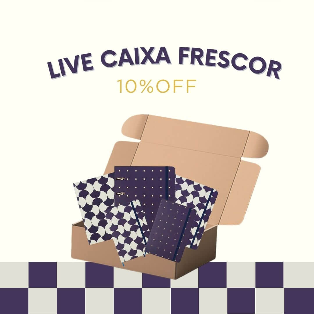 Caixa Frescor - Papelaria Unicórnio + Coleção Frescor c/ 10% OFF