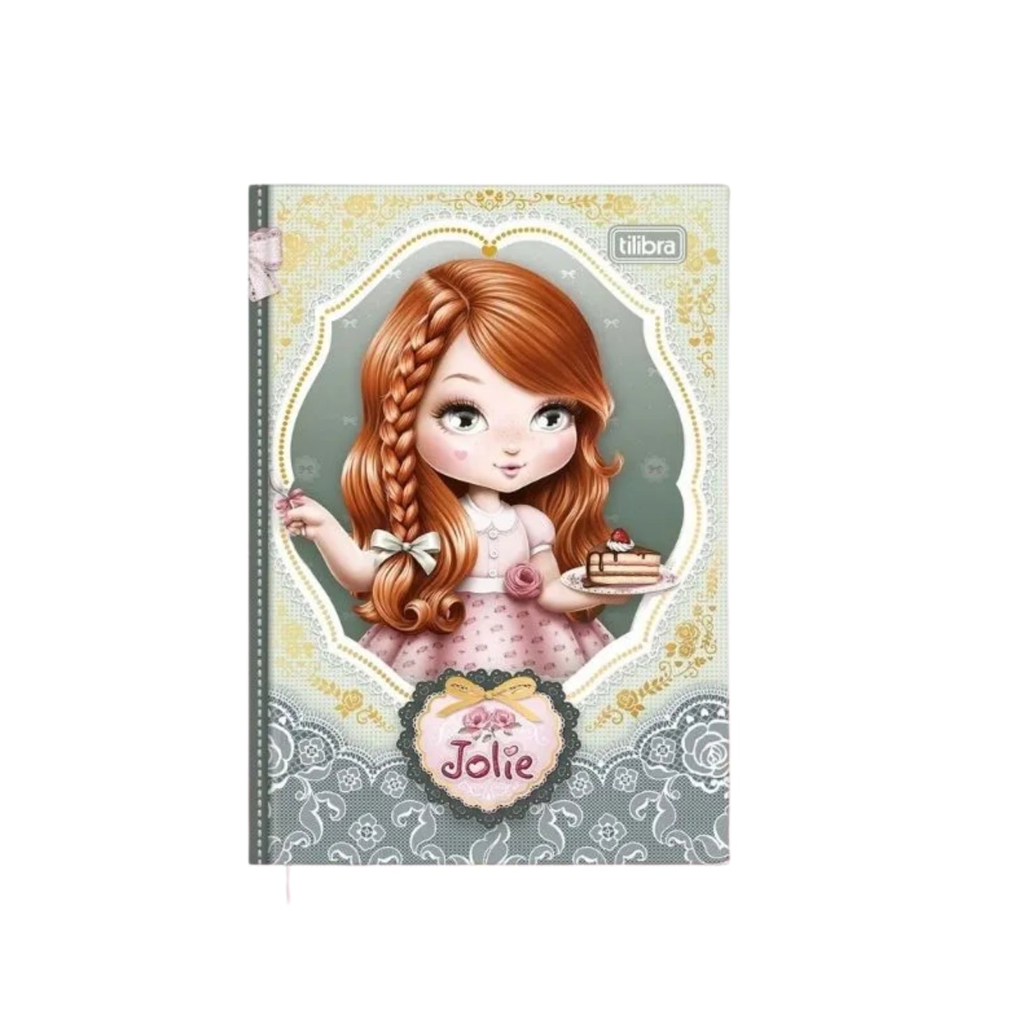 Caderneta Costurada - Tilibra - Petit Jolie  - 96 Folhas - 105mm x 148mm