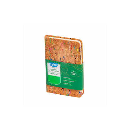 Caderno de Anotações - Lyke - Reciclado - 9 x 14cm - 96 Folhas