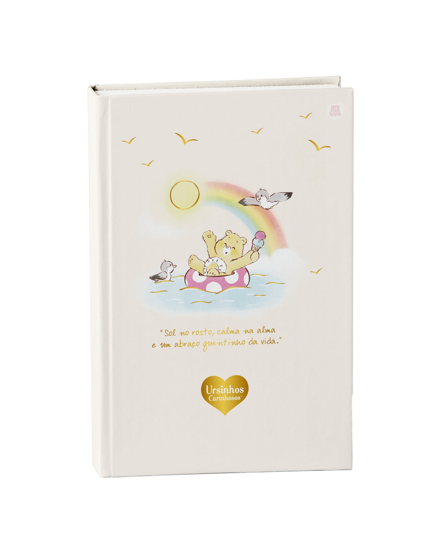 Caderno Colegial - Animativa - Ursinhos Carinhosos - 179mm x 241mm - 160Fls - NOVA COLEÇÃO