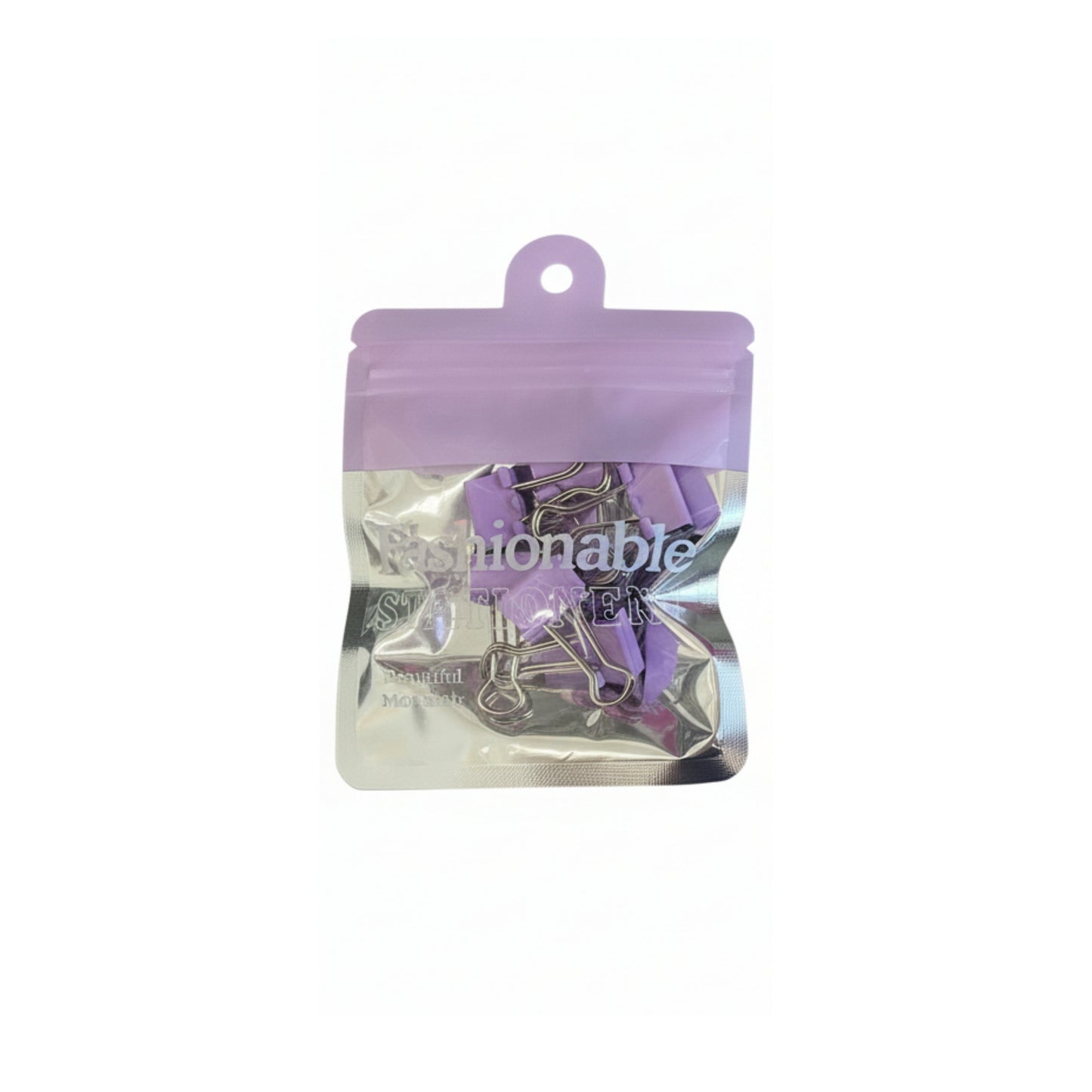 Binder Clips - Fashionable - Kits de 5 e 8 unidades. - lateral