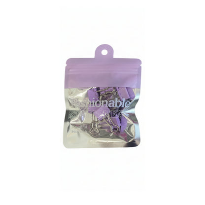 Binder Clips - Fashionable - Kits de 5 e 8 unidades. - lateral