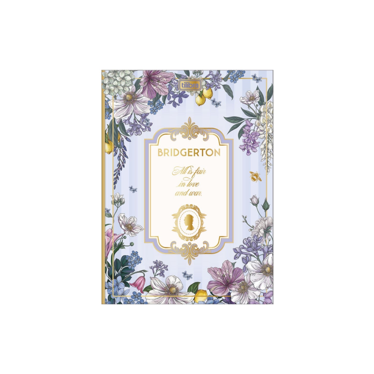 Caderno Colegial - Tilibra - Bridgerton - Nova Coleção - 176mm x 239mm - 160Fls