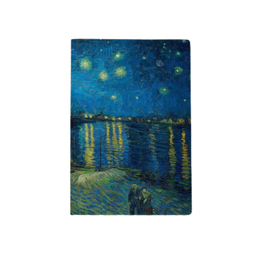 Bullet Journal - Folk Books - Noite Estrelada sobre Ródano - 9 x 13,5cm