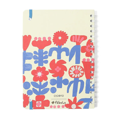 Caderno Colegial Espiral - Cicero & Fábula - Pautado - Frozão - 1 Matéria - 80 fls - verso