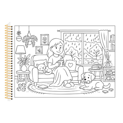 Livro de Colorir - Animativa - Dani Fernandes