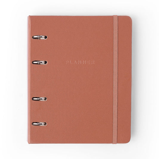 Agenda Planner Argolado 2027 - Cícero - Clássica Caramelo - Semanal Notas A5