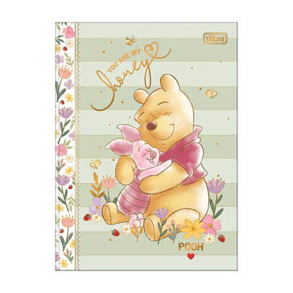 Caderno Colegial - Tilibra - Ursinho Pooh - 176mm x 239mm - 160 Folhas