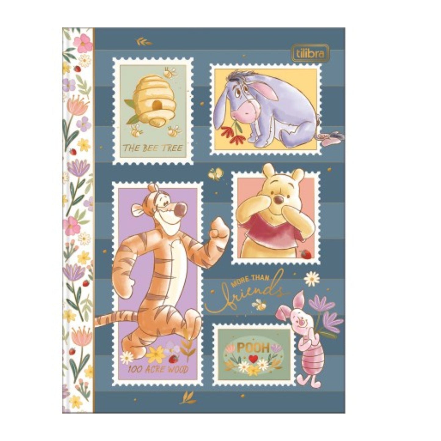 Caderno Colegial - Tilibra - Ursinho Pooh - 176mm x 239mm - 160 Folhas