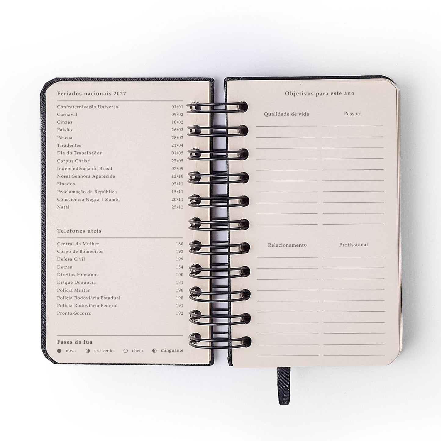 Agenda Planner Wire-o 2027 - Cícero - Petit Amor - Diária 9x15,5