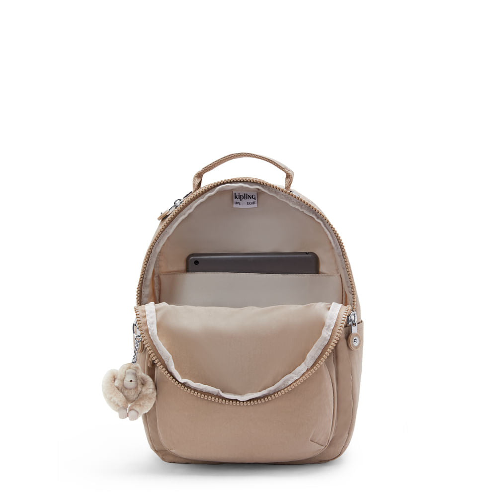 Mochila - Kipling - Seoul S - Tan Beige