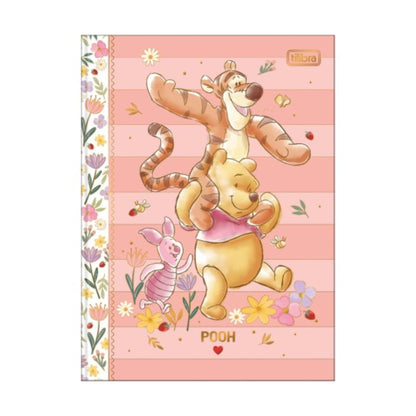 Caderno Colegial - Tilibra - Ursinho Pooh - 176mm x 239mm - 160 Folhas