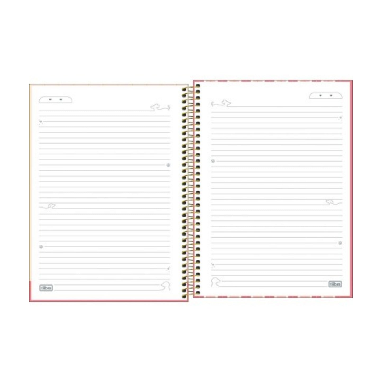 Caderno Colegial Espiral - Tilibra - Brownie - 1 Matéria - 177mm x 240mm - 60Fls
