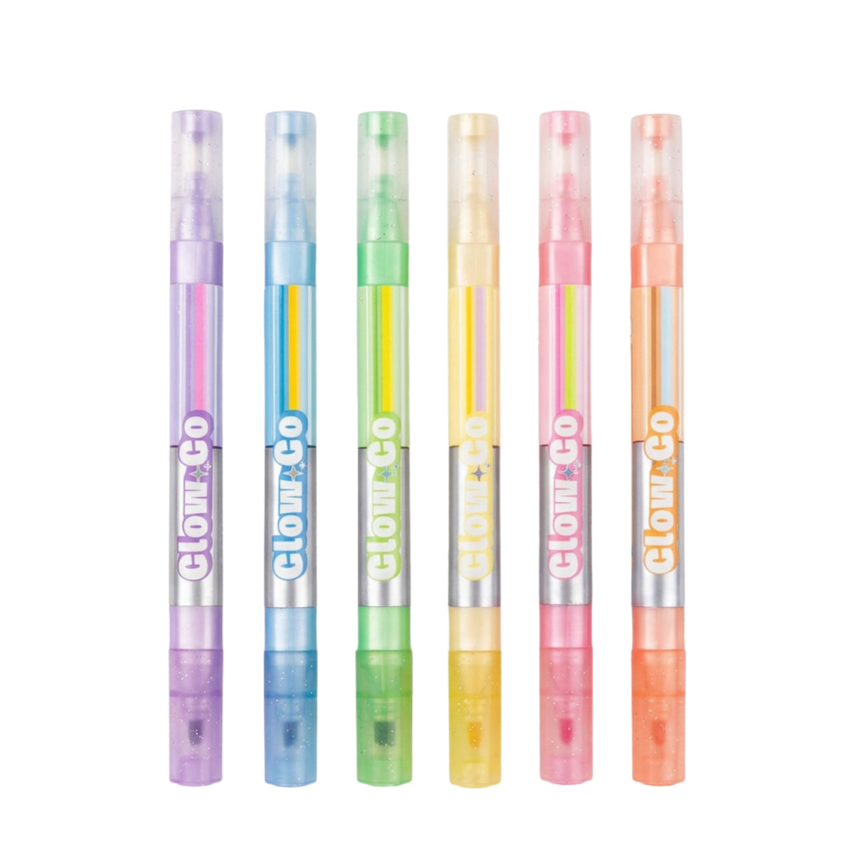 Marca Texto - Glow Go - Apagável - Kit c/ 6 cores