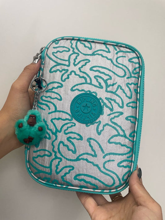 Estojo 100 Pens - Kipling - Metallic Palm