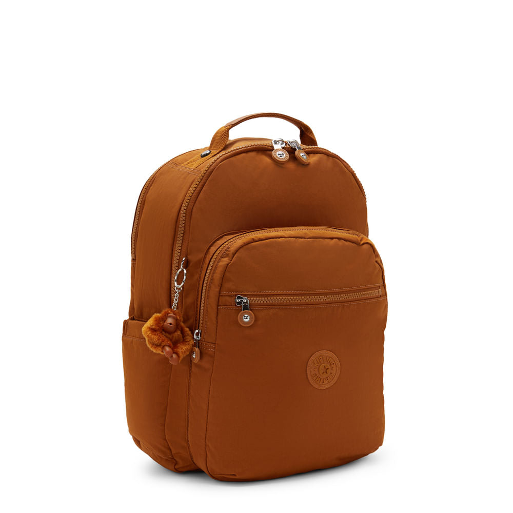 Mochila - Kipling - Seoul Lap - Stylish Mokka