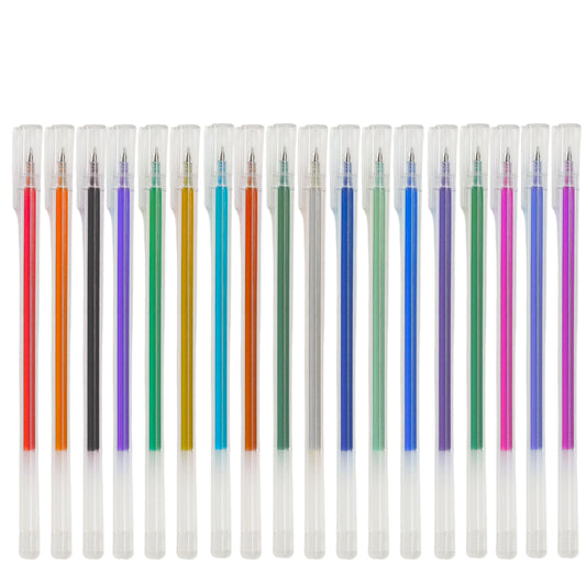 Caneta Gel - Flash Hashi c/ Glitter - Estojo c/ 18 Cores