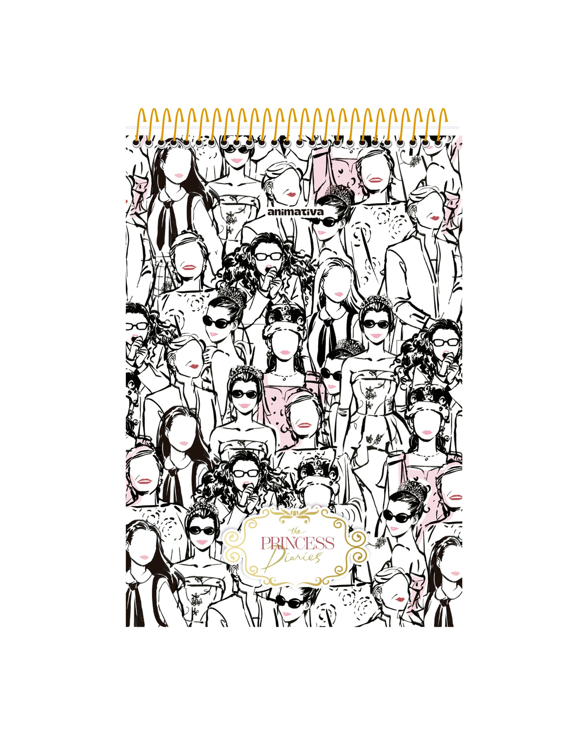 Caderno de Anotações - Animativa - Diário da Princesa - 101mm x 150mm - 80Fls - em uso