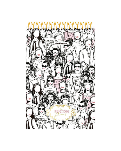 Caderno de Anotações - Animativa - Diário da Princesa - 101mm x 150mm - 80Fls - em uso