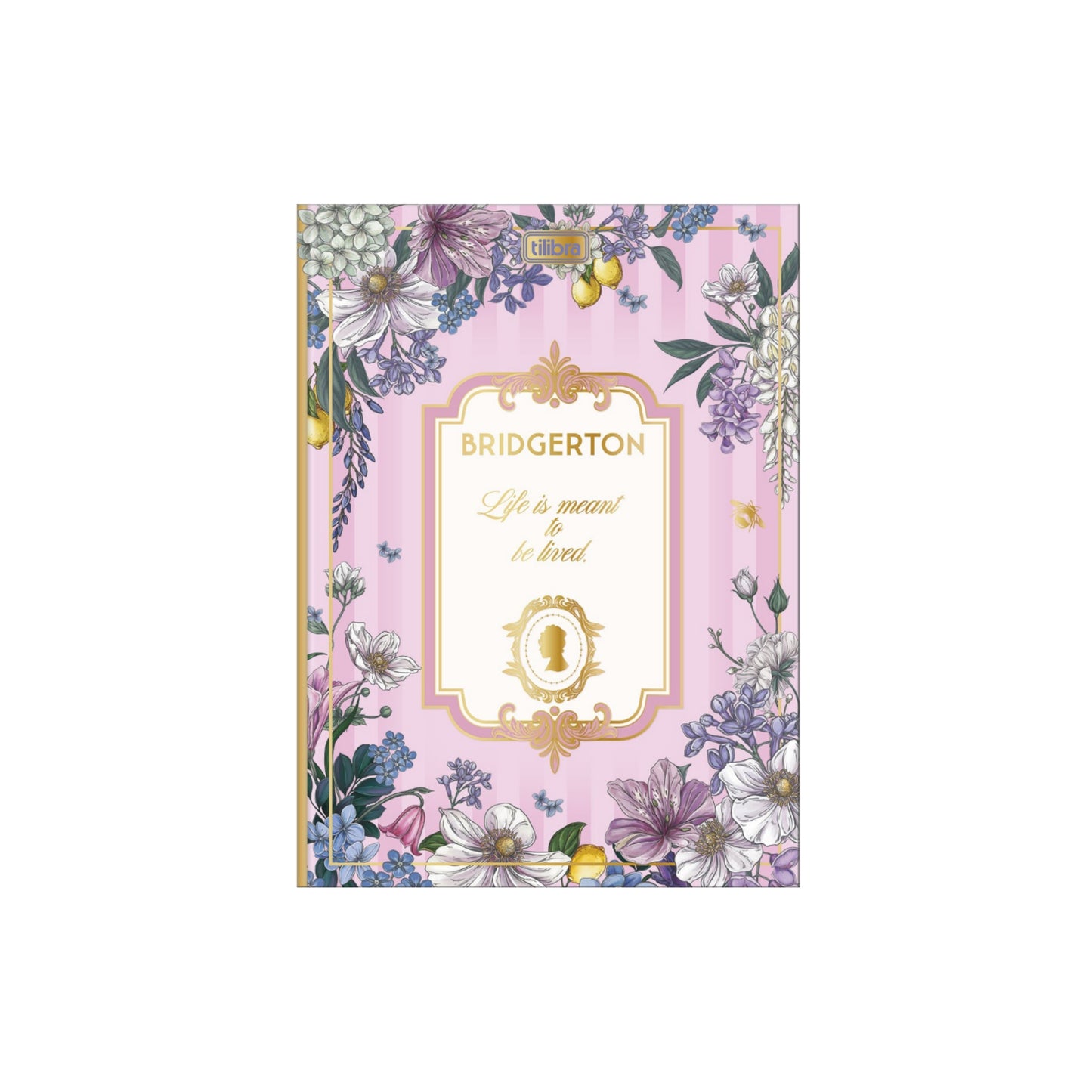 Caderno Colegial - Tilibra - Bridgerton - Nova Coleção - 176mm x 239mm - 160Fls
