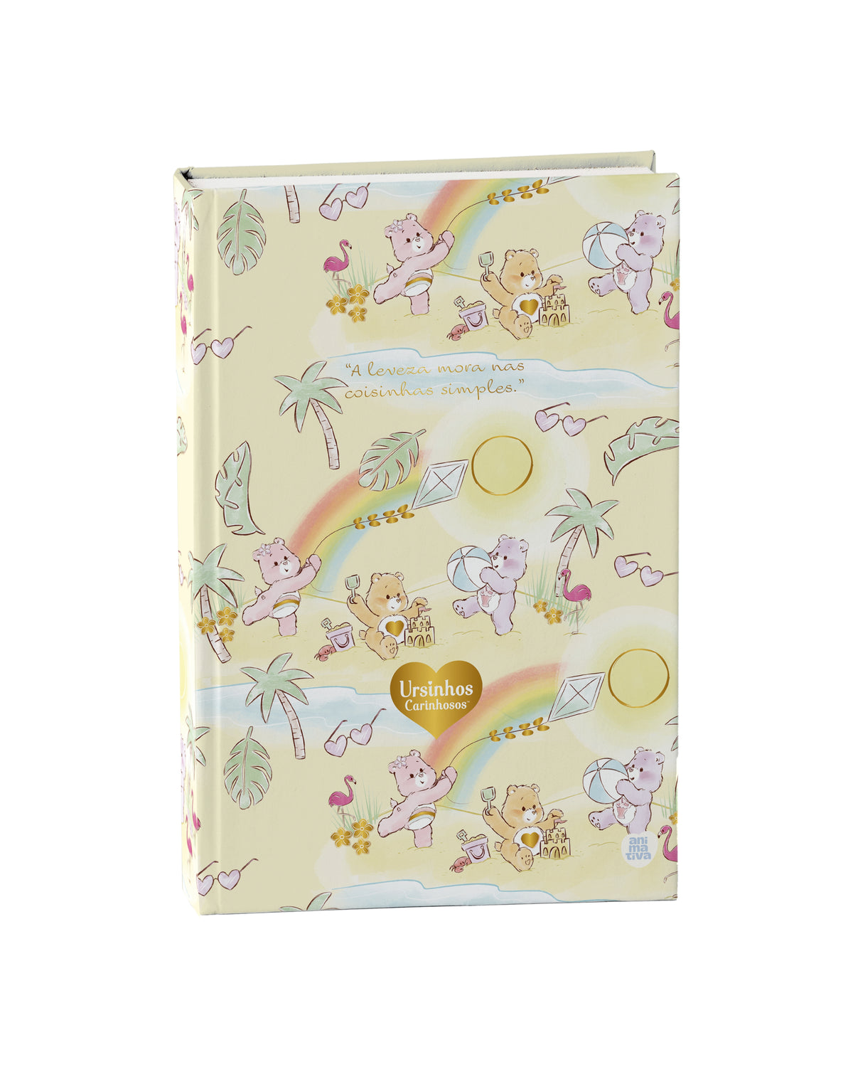 Caderno Colegial - Animativa - Ursinhos Carinhosos - 179mm x 241mm - 160Fls - NOVA COLEÇÃO