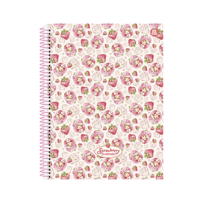 Caderno Colegial Espiral - Animativa - Moranguinho - 179mmx241mm - 160 Fls