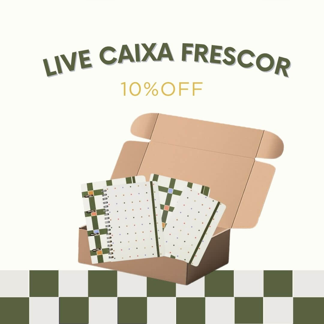 Caixa Frescor - Papelaria Unicórnio + Coleção Frescor c/ 10% OFF