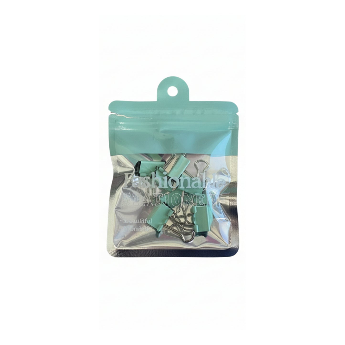 Binder Clips - Fashionable - Kits de 5 e 8 unidades. - verso