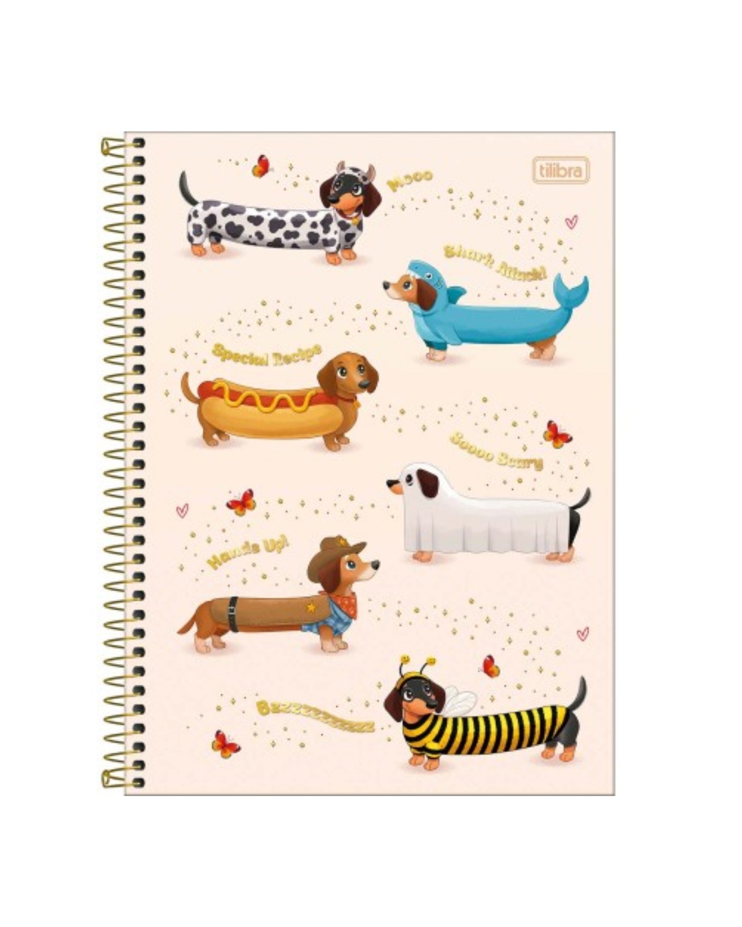 Caderno Colegial Espiral - Tilibra - Brownie The Dog - 60Fls