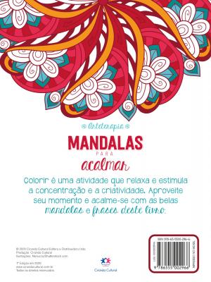 Livro para Colorir - Ciranda Cultural - Mandalas para Acalmar