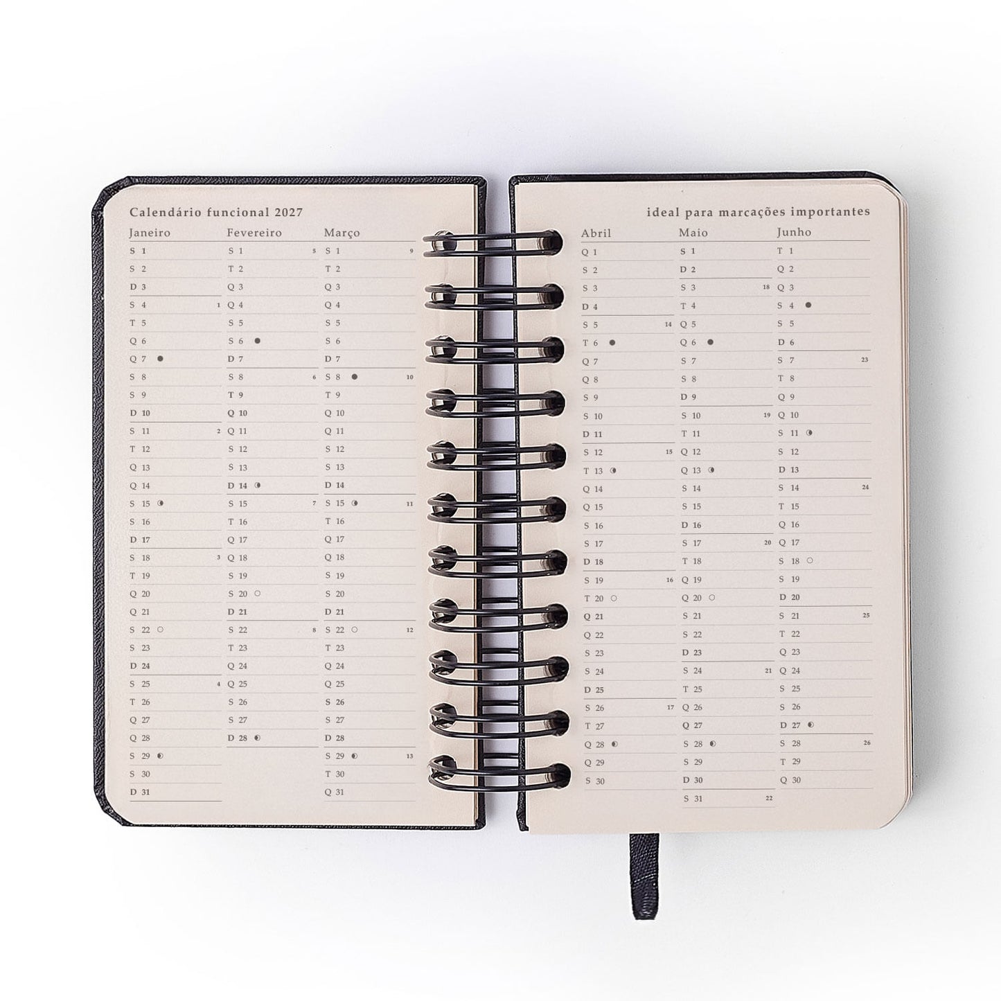 Agenda Planner Wire-o 2027 - Cícero - Petit Amor - Diária 9x15,5