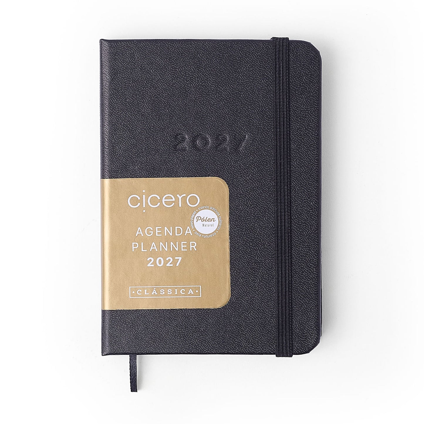 Agenda Planner 2027 - Cícero - Clássica Preta - Semanal 9x13