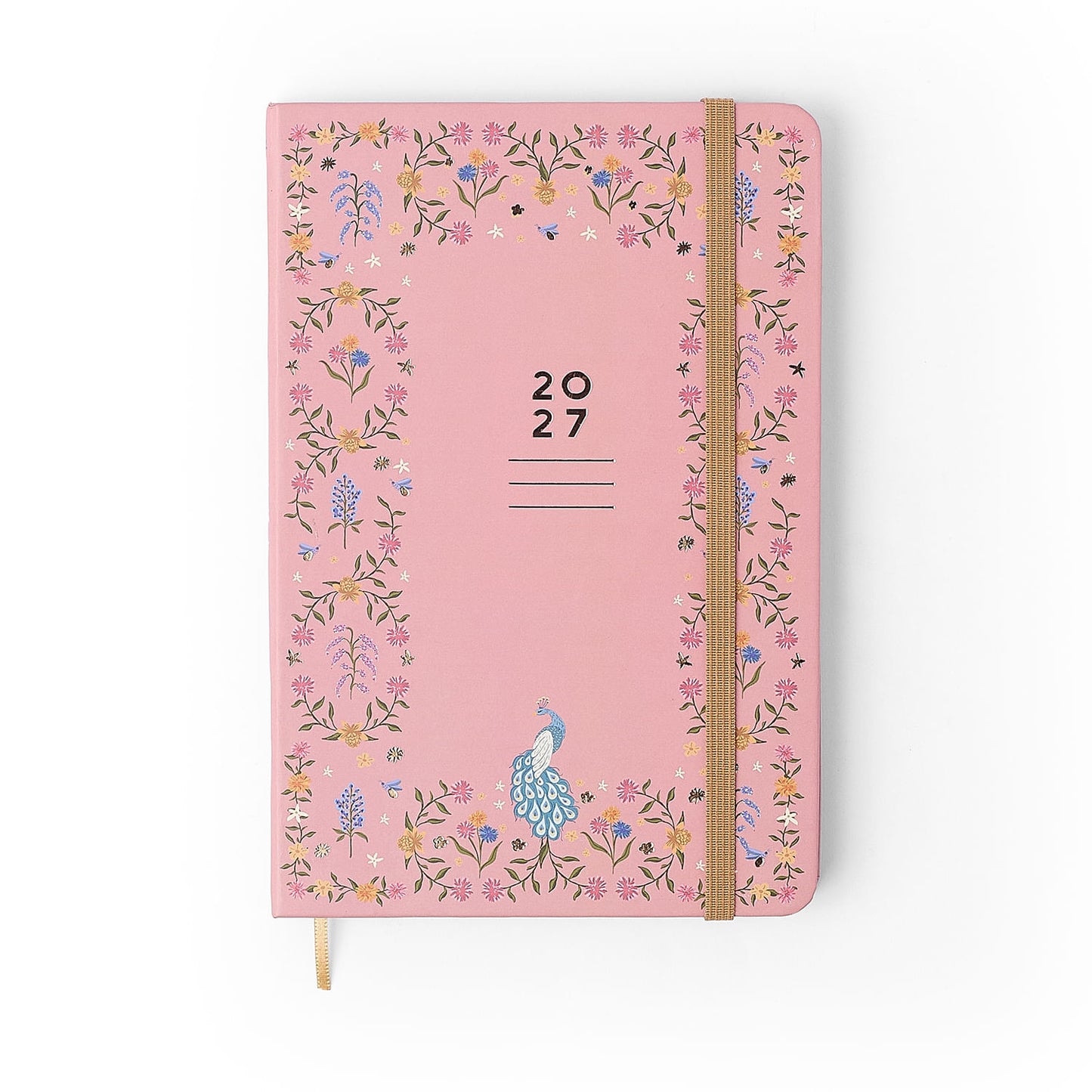 Agenda Planner 2027 - Cícero - Relicário Secreto Coral - Semanal Anotações 14x21