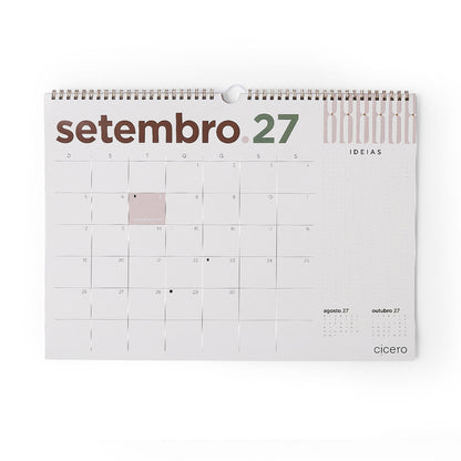Calendário de Parede 2027 - Cícero - Veredas - A3