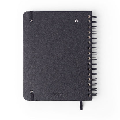 Agenda Planner Wire-o 2027 - Cícero - Clássica Preta - Semanal Notas A5