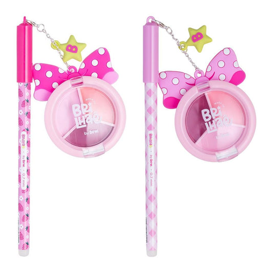 Caneta Gel Apagável + Lip Stick - Brilhaê - Duo Sweet