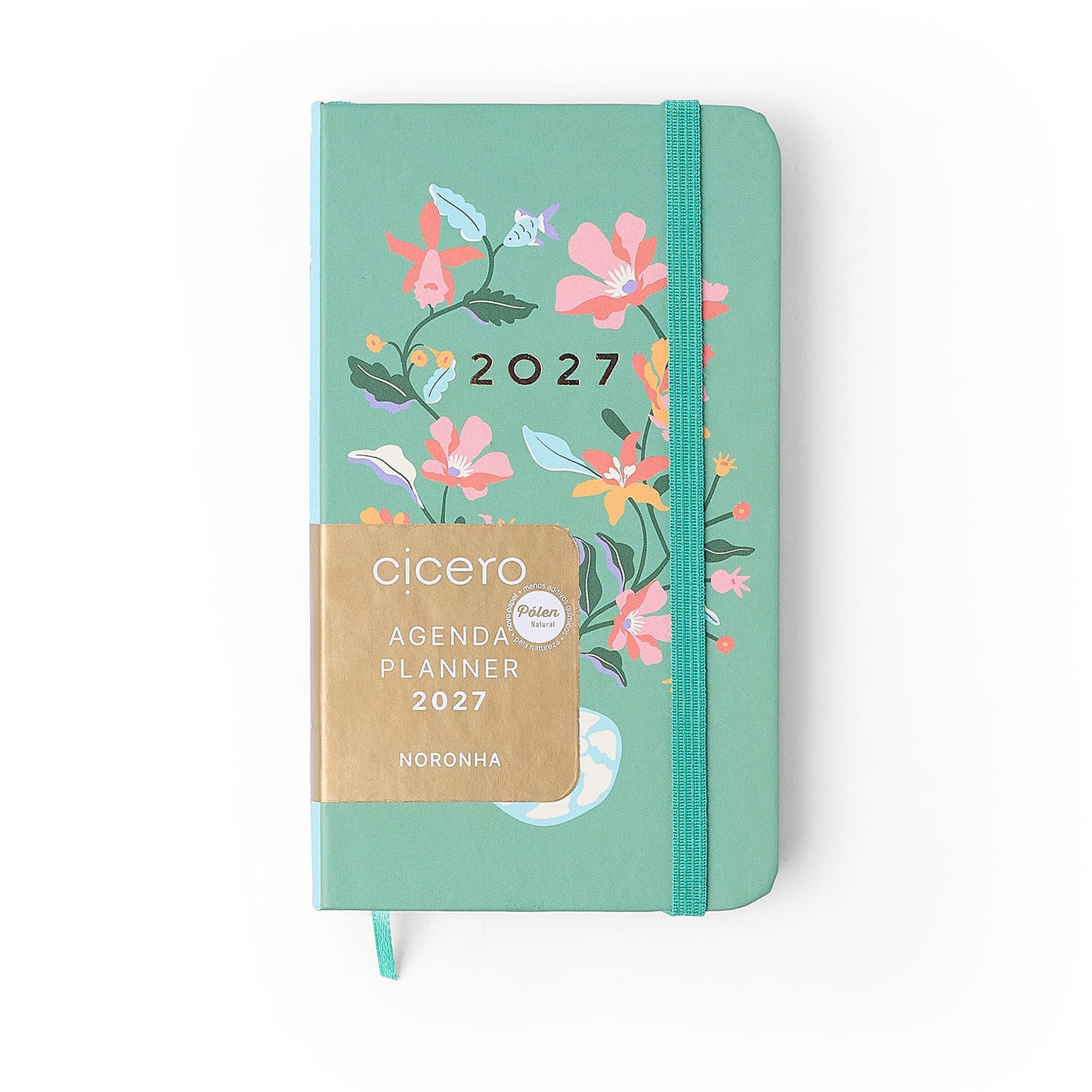 Agenda Planner 2027 - Cícero - Noronha Flora Marinha - Semanal Anotações 9x15,5