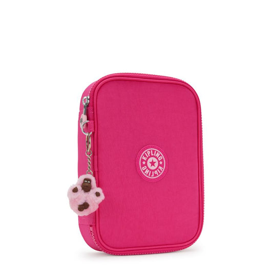 Estojo Kipling 100 Pens Rosa Intense Rose