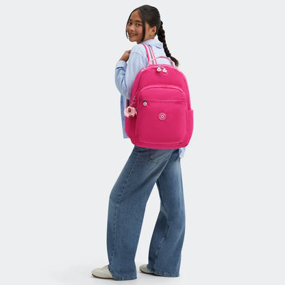 Mochila - Kipling - Seoul - Intense Rose